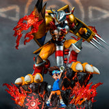 Bandai Namco Yagami Taichi & Wargreymon (Digimon) Statue