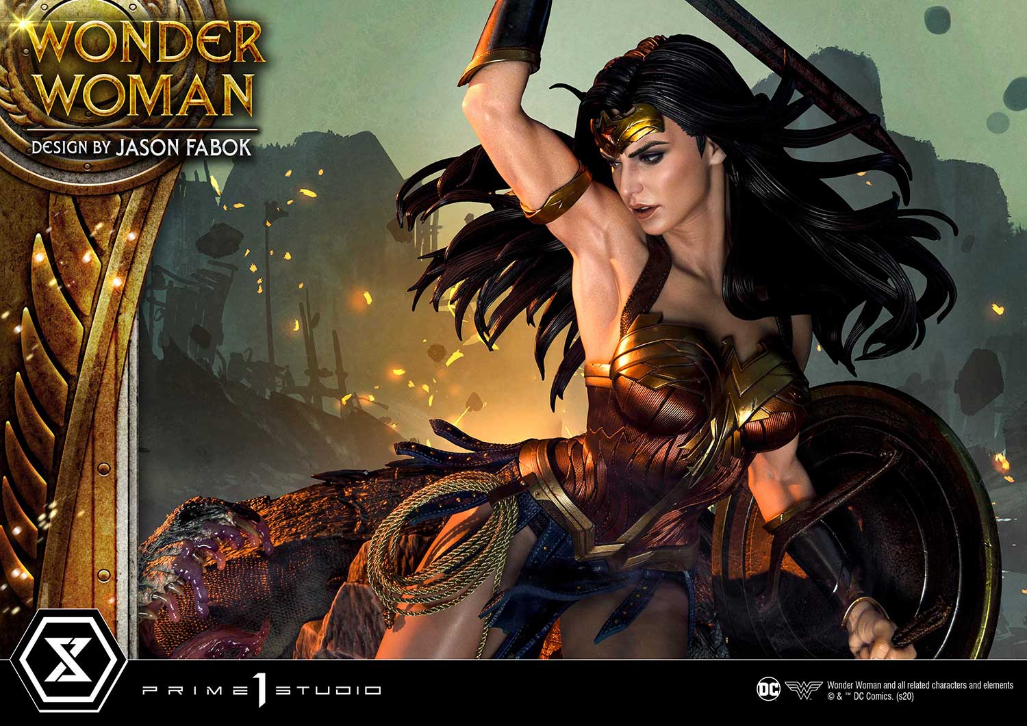DC Comics: Wonder Woman vs. Hydra Wonder Woman 1/3 Statue by Prime 1 Studio