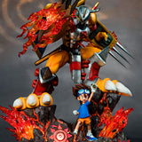 Bandai Namco Yagami Taichi & Wargreymon (Digimon) Statue