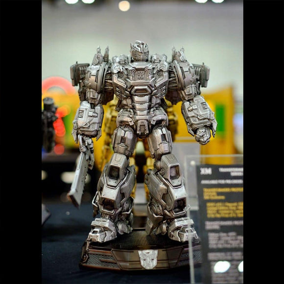 XM Studios Grimlock 12 Inch Scale Statue (Transformers / Silver Color)