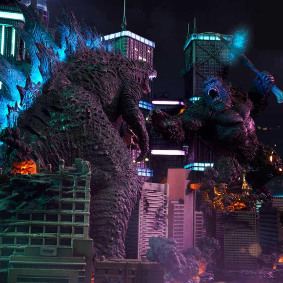 Prime 1 Studio Godzilla and Kong (Godzilla vs Kong Final Battle) (Ultimate Diorama Masterline) Statue